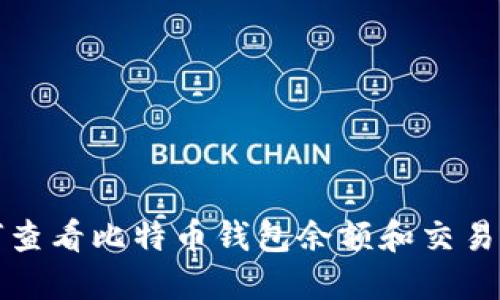 如何查看比特币钱包余额和交易记录